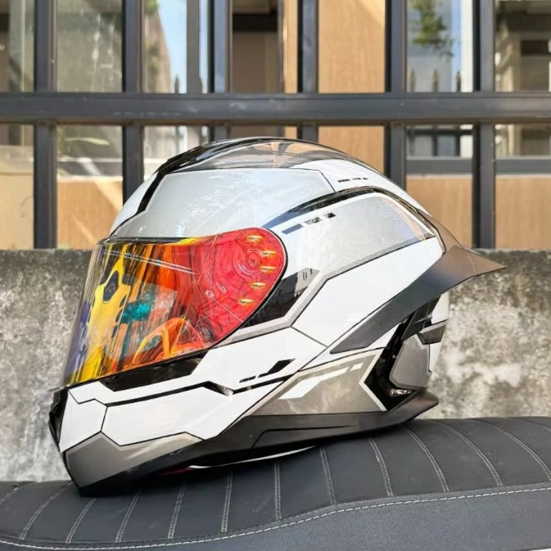 ORZ Motorcycle Bluetooth Helme - Full Face Motorcycle Helmet With Bluetooth ulasan dan harga