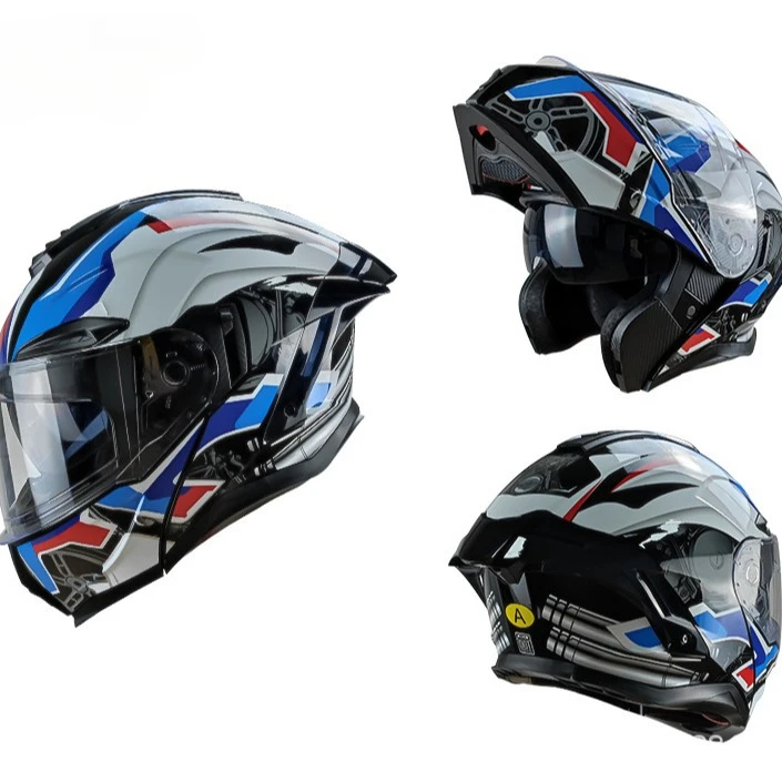 Flip up Motorcycle Helmet With - Full Face Motorcycle Helmet With Bluetooth ulasan dan harga
