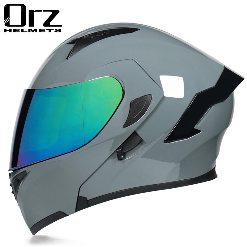 DOT Approved Safety Modular Fl - Dual Visor Motorcycle Racing Helmet ulasan dan harga