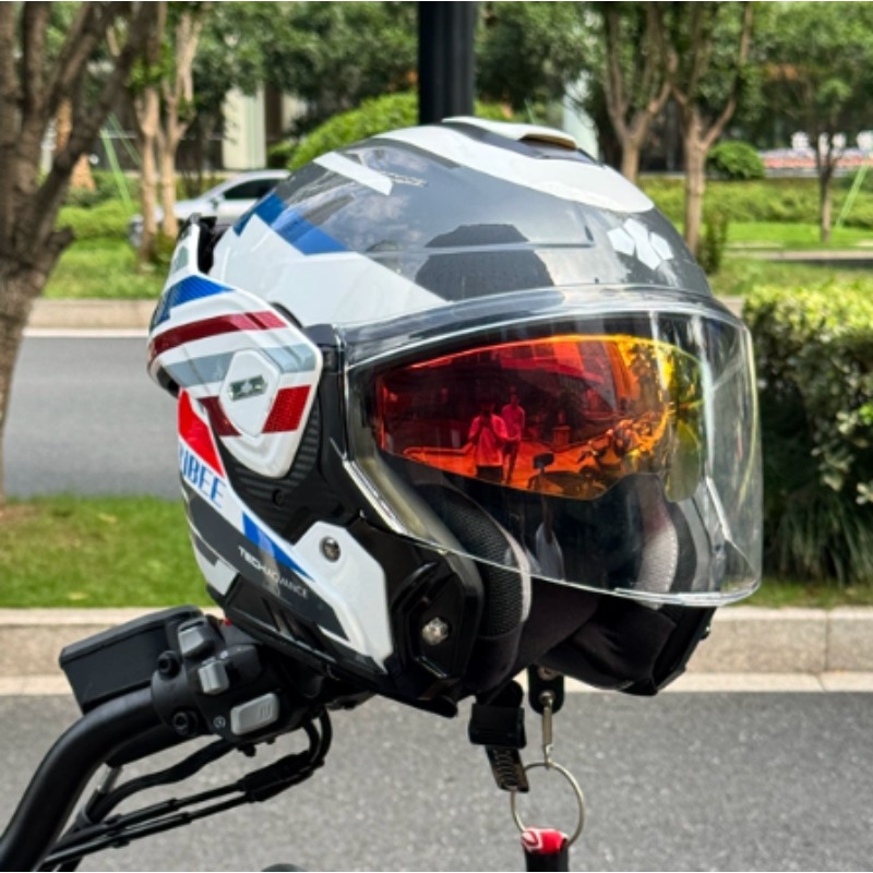 180° Rear‑Rotating Modular Mot - Modular Flip Up Motorcycle Helmet Dot Approved ulasan dan harga