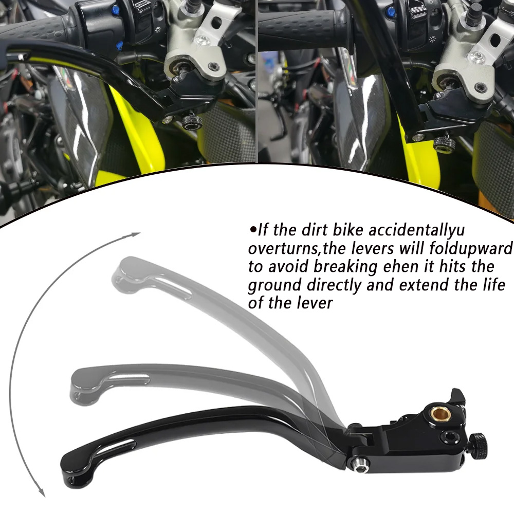RUSH 1000 Adjustable Brake Clu - Cnc Aluminum Adjustable Brake Clutch Levers ulasan dan harga