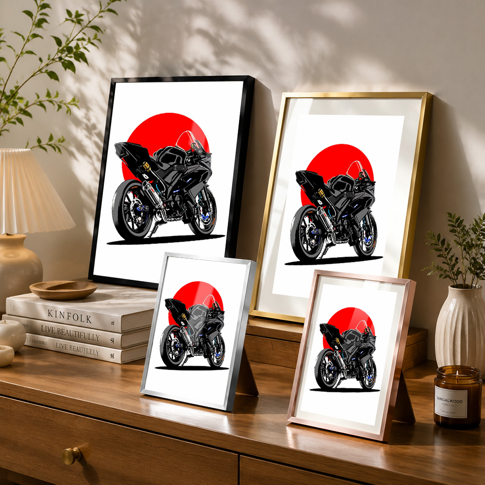 Black Sport Motorcycle Red Sun - Riding Gear ulasan dan harga