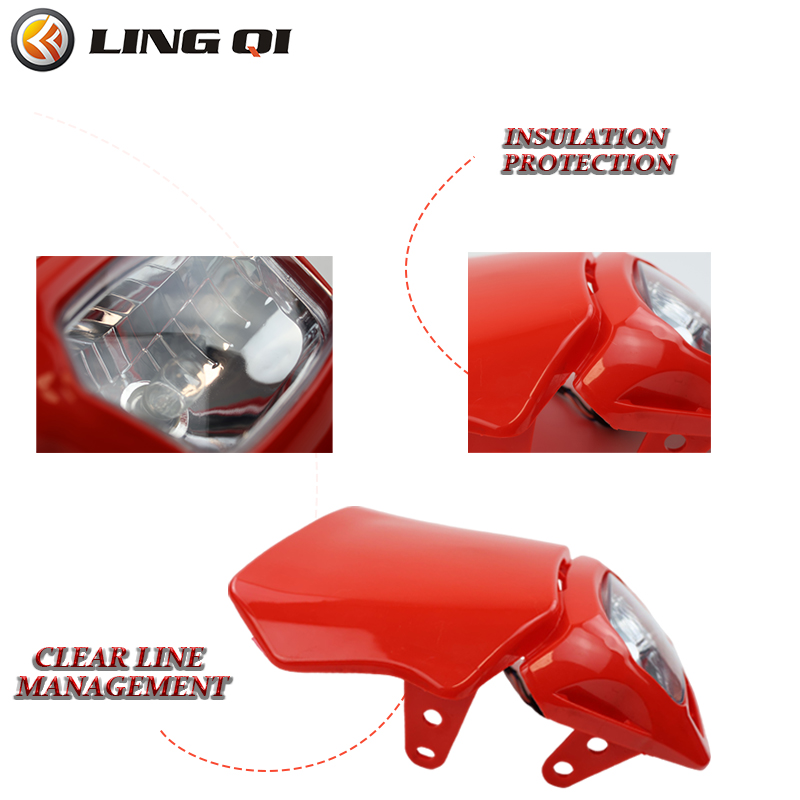 LINGQI 12V 35W LED Headlight P - Universal Motorcycle Led Headlight Projector ulasan dan harga